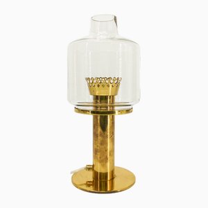 Scandinavian Brass and Glass B 102 Table Lamp by Hans-Agne Jakobsson for Hans-Agne Jakobsson AB Markaryd, 1960s-DQG-1795779