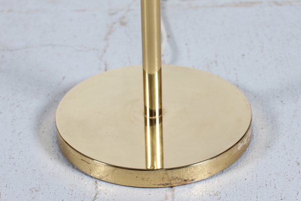 Scandinavian Brass and Lacquered Floor Lamp with Adjustable Shades, 1970s-QQ-1419342