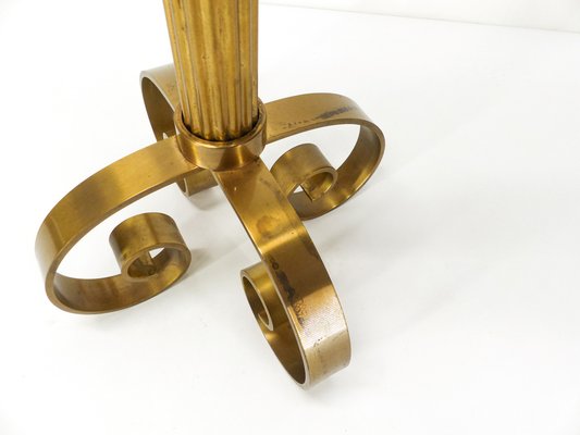 Scandinavian Brass Candleholder by Ivar Ålenius Björk for Ystal Metall, 1960s-DQG-1742789