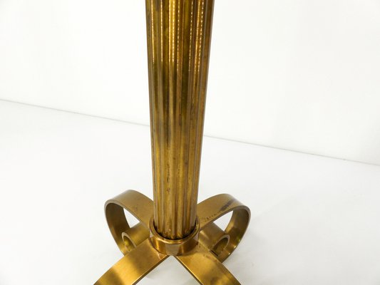 Scandinavian Brass Candleholder by Ivar Ålenius Björk for Ystal Metall, 1960s-DQG-1742789