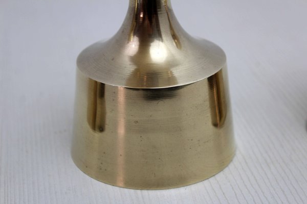 Scandinavian Brass Candleholder from Dansk Design, 1970s, Set of 3-BQF-2031513