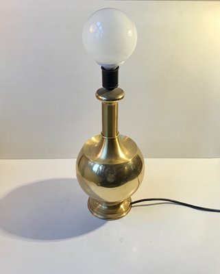 Scandinavian Brass Table Lamp from ABO, 1970s-LCR-892914