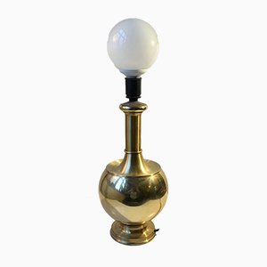 Scandinavian Brass Table Lamp from ABO, 1970s-LCR-892914