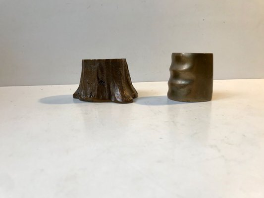 Scandinavian Bronze Vases from Nordisk Malm, 1930s, Set of 2-LCR-888399