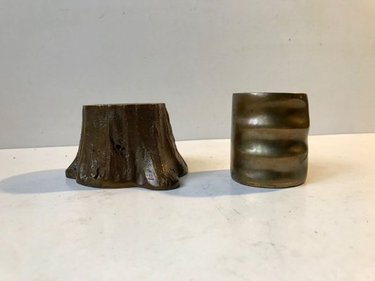 Scandinavian Bronze Vases from Nordisk Malm, 1930s, Set of 2-LCR-888399