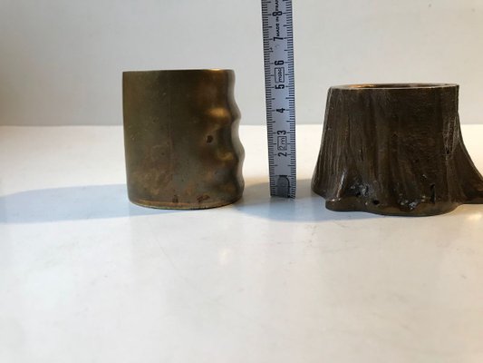 Scandinavian Bronze Vases from Nordisk Malm, 1930s, Set of 2-LCR-888399