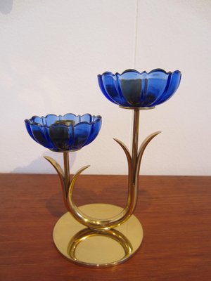 Scandinavian Candleholder by Gunnar Ander for Ystad-Metall, 1950s-YDZ-831863