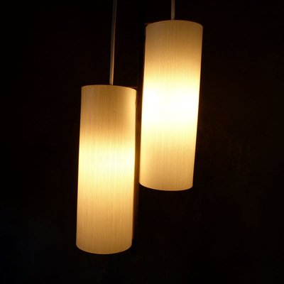 Scandinavian Ceiling Lamp in Brass and Opal Glass, 1950s-WK-726677