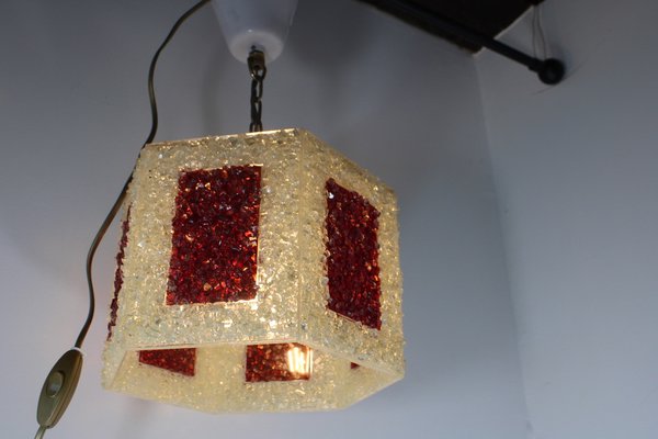 Scandinavian Ceiling Light in Acrylic Glass by Roland Konst, 1970s-HFR-1817649