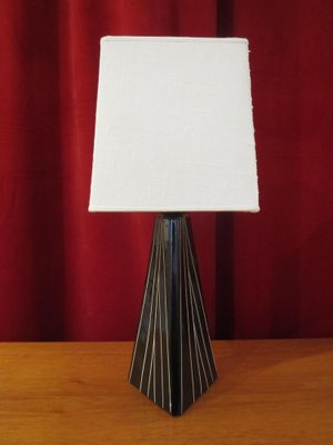 Scandinavian Ceramic Table Lamp, 1950s-YDZ-1741736