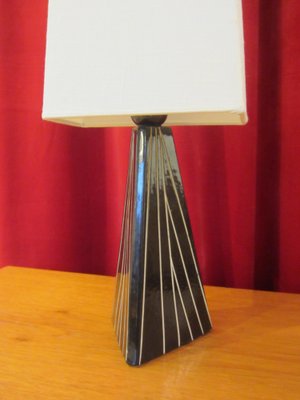 Scandinavian Ceramic Table Lamp, 1950s-YDZ-1741736