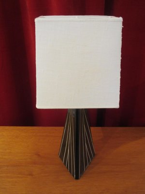 Scandinavian Ceramic Table Lamp, 1950s-YDZ-1741736