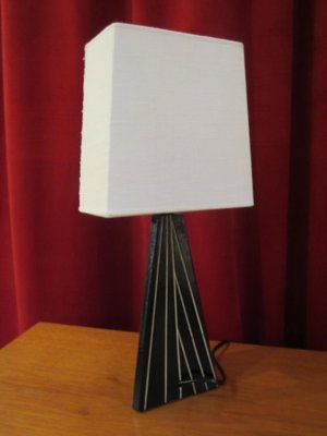 Scandinavian Ceramic Table Lamp, 1950s-YDZ-1741736