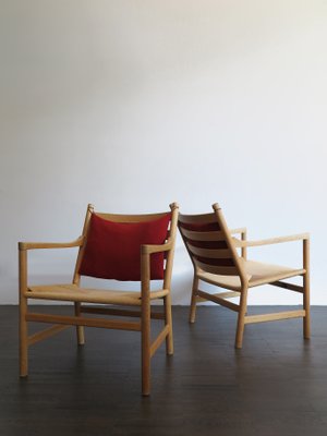 Scandinavian CH44 Armchairs by Hans J. Wegner for Carl Hansen, 1950s, Set of 2-CC-1344326