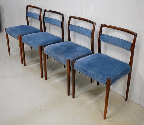 Scandinavian Chairs, 1960s, Set of 4-RVK-859104