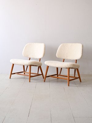 Scandinavian Chairs by Alf Svensson, 1960s, Set of 2-QWP-2035843