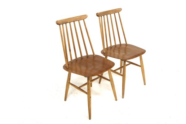 Scandinavian Chairs by Ilmari Tapiovaara for Edsby Verken, 1960s, Set of 2-GEK-1769065