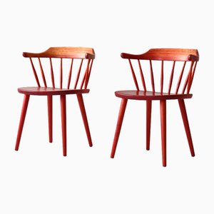 Scandinavian Chairs by Yngve Ekström, 1960s, Set of 2-QWP-2034913