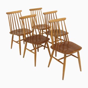 Scandinavian Chairs from Edsby Verken, 1960, Set of 5-GEK-1765483