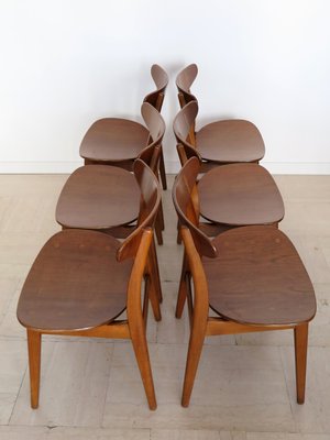 Scandinavian Chairs Model Ch30 by Hans J. Wegner for Carl Hansen & Son, Denmark, 1950s, Set of 6-CC-2024638