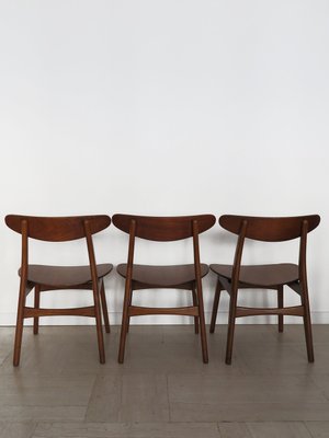 Scandinavian Chairs Model Ch30 by Hans J. Wegner for Carl Hansen & Son, Denmark, 1950s, Set of 6-CC-2024638