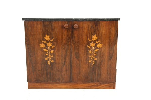 Scandinavian Chest of Drawers in Rosewood from Mjölby Intarsia, Sweden, 1950s-GEK-2022914