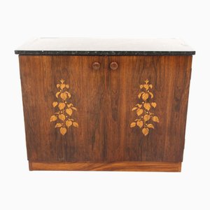 Scandinavian Chest of Drawers in Rosewood from Mjölby Intarsia, Sweden, 1950s-GEK-2022912