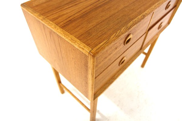 Scandinavian Chest of Drawers in Teak and Oak, Sweden, 1960s-GEK-2043507