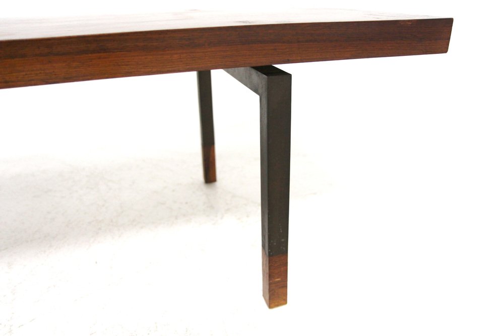 Scandinavian Coffee Table in Rosewood by Johannes Asbjerg for Illum Bolighus, Denmark, 1960s