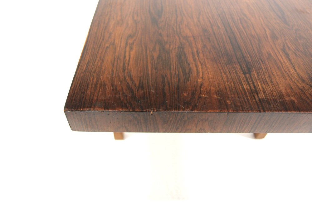 Scandinavian Coffee Table in Rosewood by Johannes Asbjerg for Illum Bolighus, Denmark, 1960s