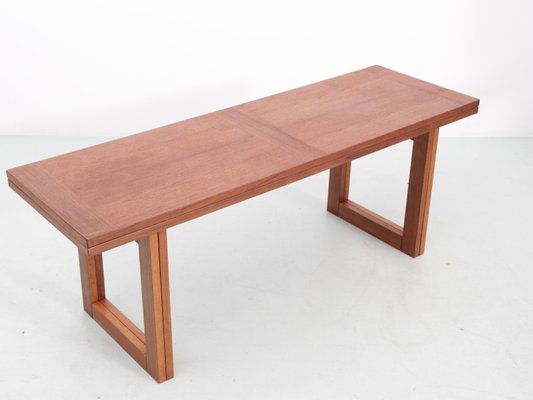 Scandinavian Coffee Table in Teak from Ansager Møbler, 1960s-PI-2022646