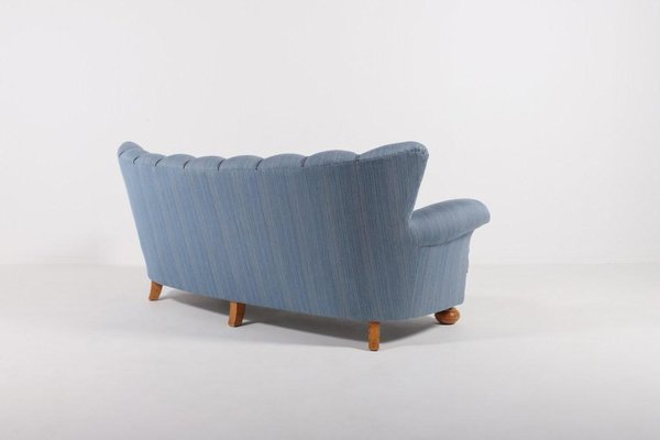 Scandinavian Curved Sofa, 1940s, Sweden-KMC-948161