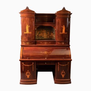 Scandinavian Cylinder Secretary, 1840s-OGW-1680713