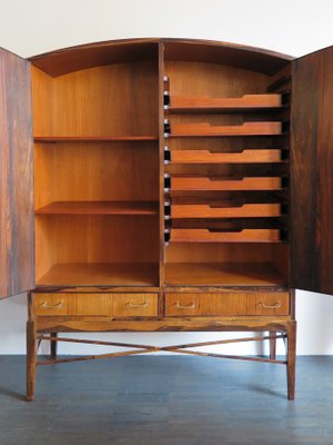 Scandinavian Dark Wood Cabinet, 1960s-CC-1180744