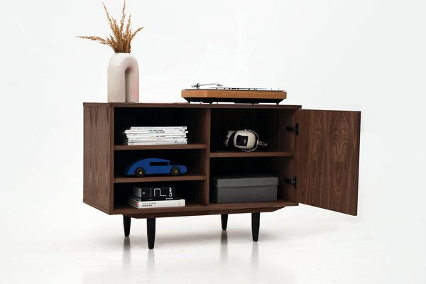 Scandinavian Design Walnut Cabinet-VND-1081712