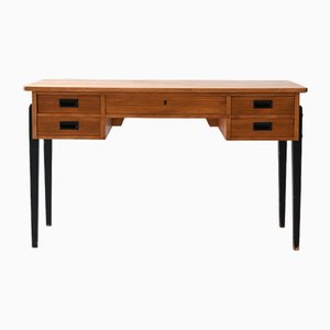 Scandinavian Desk with Black Legs, 1960s-QWP-2034905