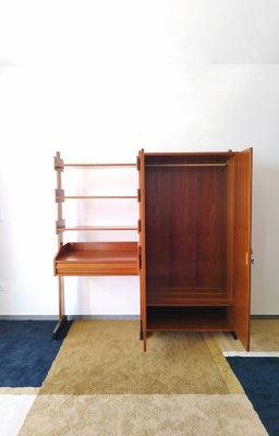 Scandinavian Desk with Wardrobe, 1960s-HCY-1764628