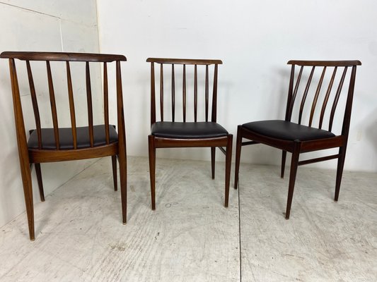 Scandinavian Dining Chairs, 1960s, Set of 3-DE-1078789