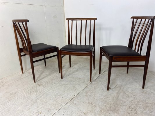 Scandinavian Dining Chairs, 1960s, Set of 3-DE-1078789