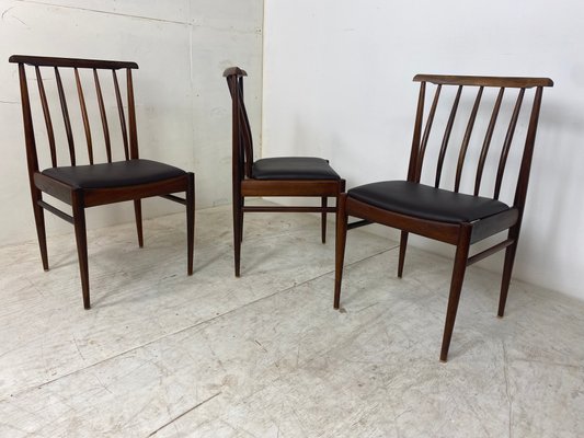 Scandinavian Dining Chairs, 1960s, Set of 3-DE-1078789