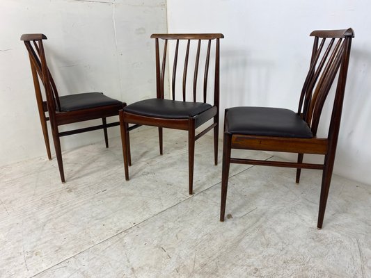 Scandinavian Dining Chairs, 1960s, Set of 3-DE-1078789