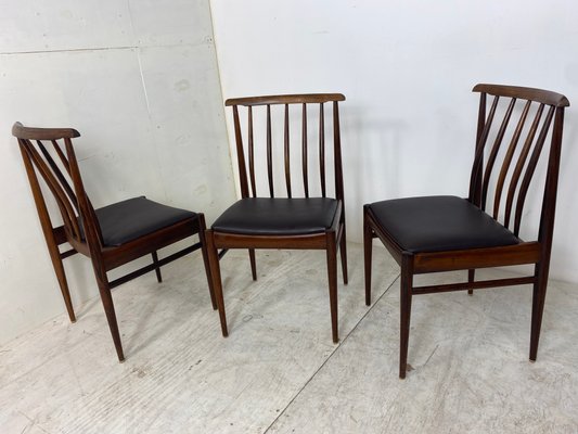 Scandinavian Dining Chairs, 1960s, Set of 3-DE-1078789