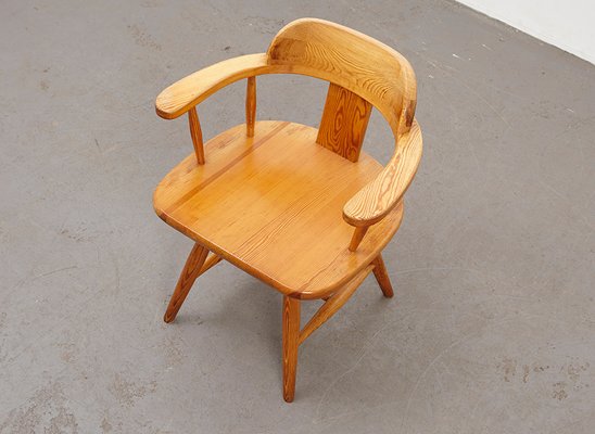 Scandinavian Dining Chairs in Pine, 1960s, Set of 6-BPT-1283164