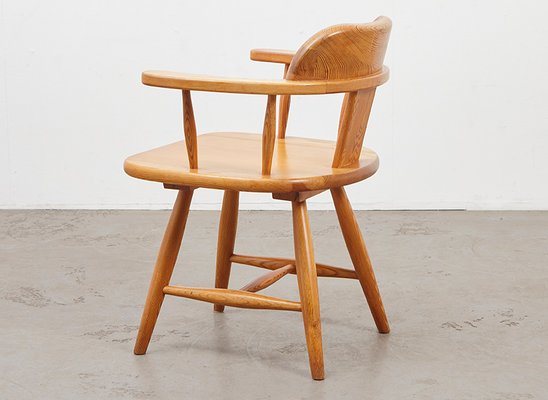 Scandinavian Dining Chairs in Pine, 1960s, Set of 6-BPT-1283164