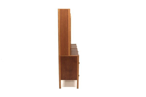 Scandinavian Double Bookcase in Teak and Oak, Sweden, 1960-GEK-2028420