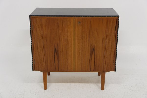 Scandinavian Dresser in Teak and Skai, Sweden, 1960s-GEK-1798922