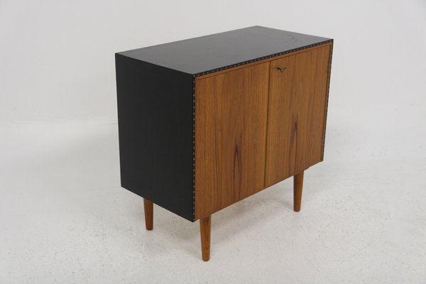 Scandinavian Dresser in Teak and Skai, Sweden, 1960s-GEK-1798922