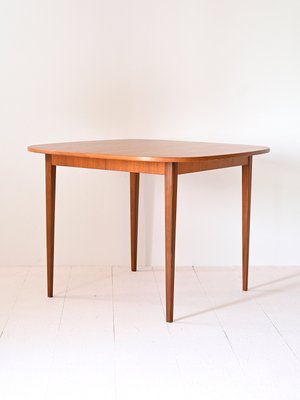 Scandinavian Extendable Teak Table, 1960s-QWP-2033909