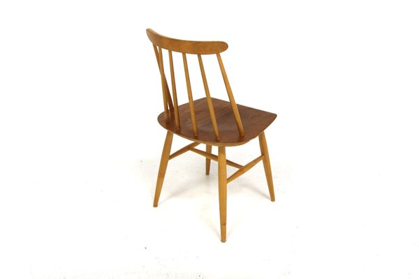 Scandinavian Fanett Teak Chairs by Ilmari Tapiovaara for Edsby Verken, 1960, Set of 6-GEK-2041132