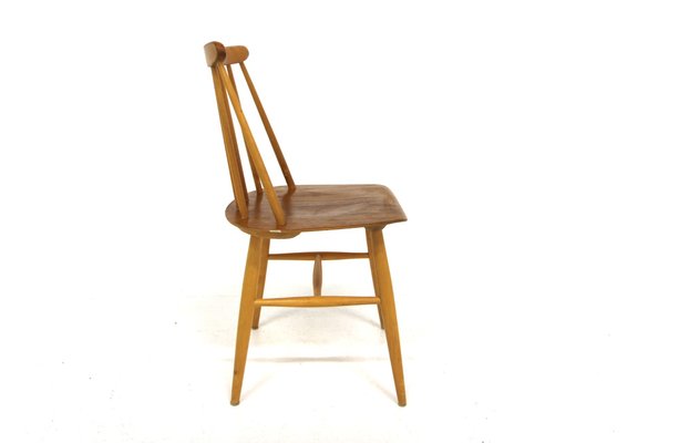 Scandinavian Fanett Teak Chairs by Ilmari Tapiovaara for Edsby Verken, 1960, Set of 6-GEK-2041132